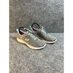 Skechers Flex Appeal 4.0 149307-GYLV Sneakers Womens 9.5 Gray Training Shoes